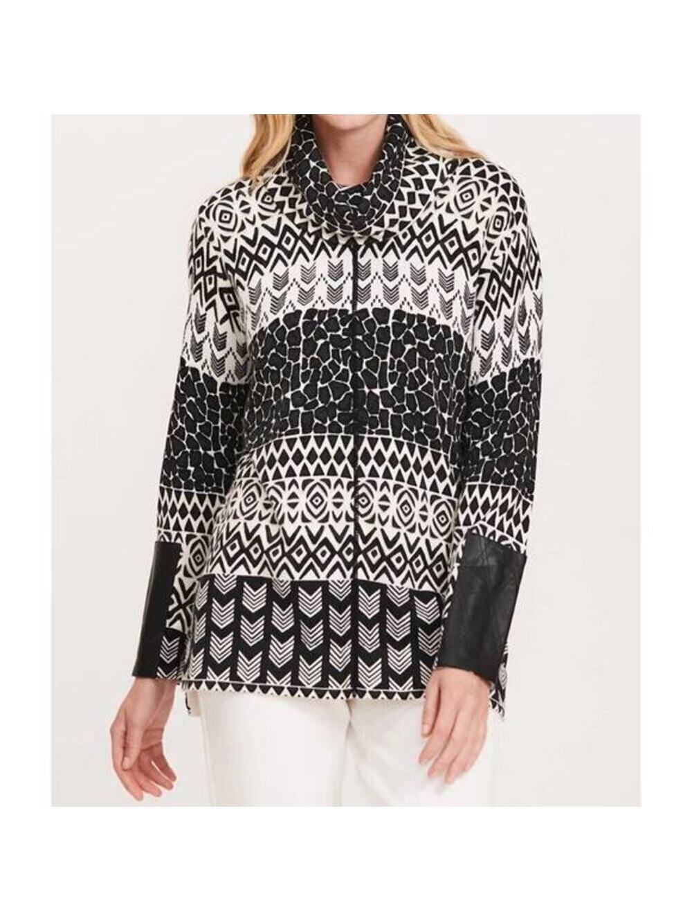 Tyler Boe EUC Women's Long Sleeve Inca Tunic Cowl Neck Size XL